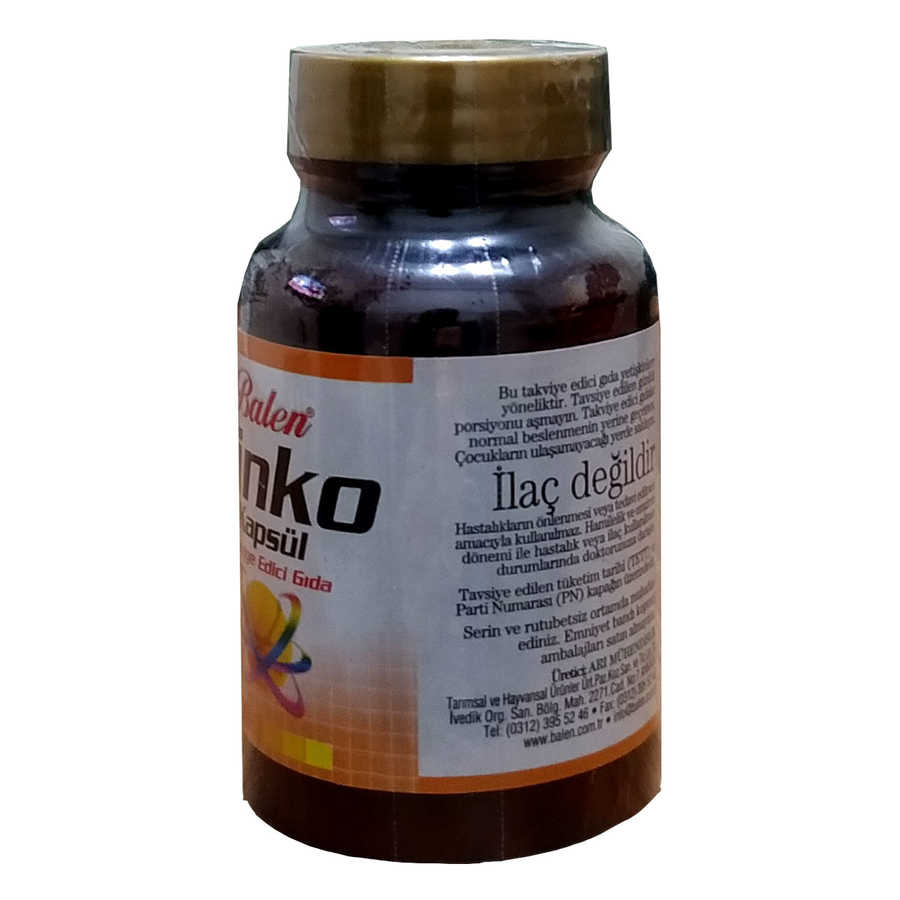 Çinko 375Mg 90 Kapsül - 60.00 TL + KDV