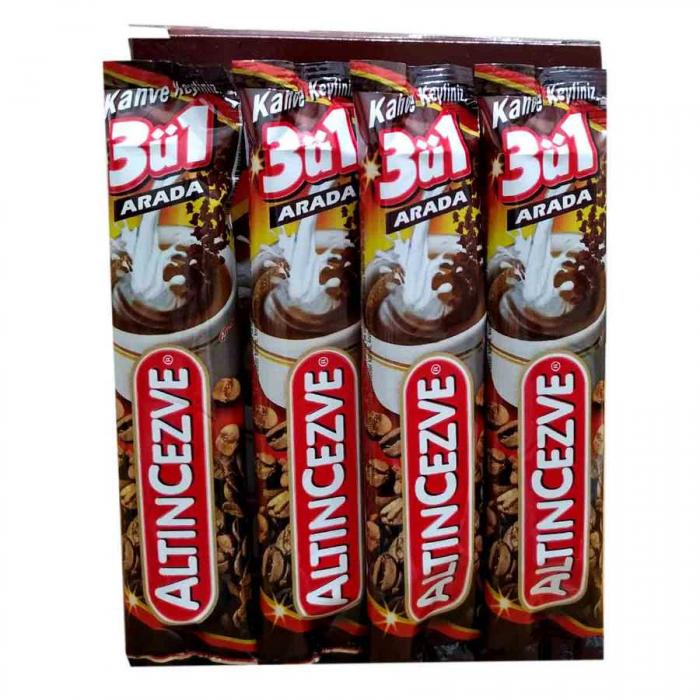 3 ü 1 Arada Kahve 15 Gr X 20 Adet Üçü Birarada 15.00 TL + KDV