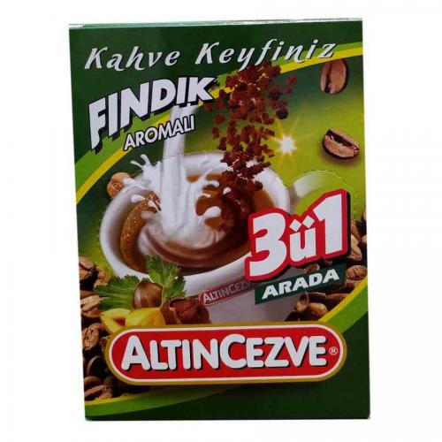 3 ü 1 Arada Fındık Aromalı Kahve 15 Gr X 20 Adet Üçü Birarada