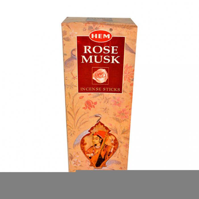 Gül Misk Kokulu 20 Çubuk Tütsü - Rose Musk