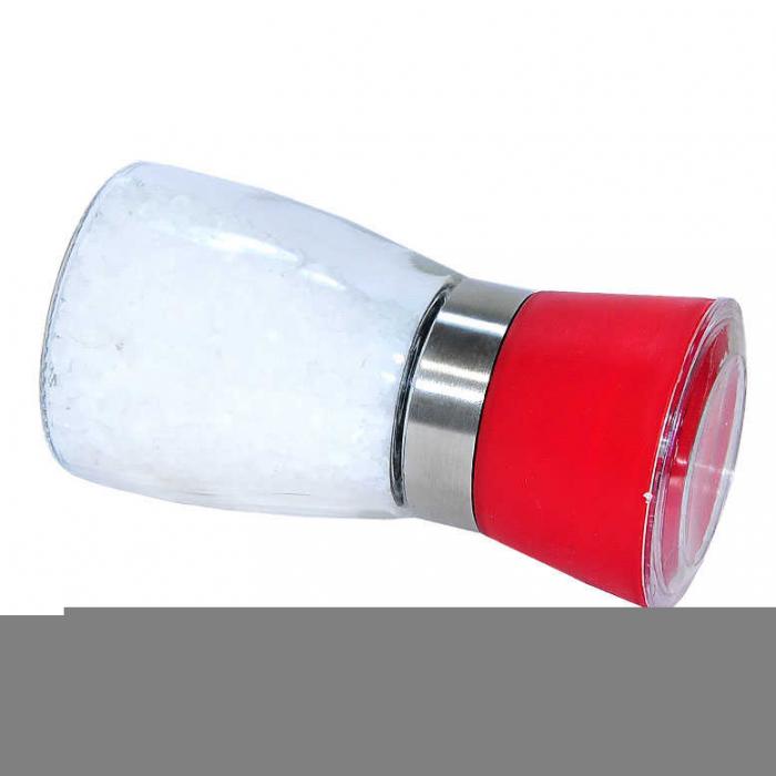 Tuz Karabiber Değirmeni Kırmızı + Çankırı Tuzu 200Gr