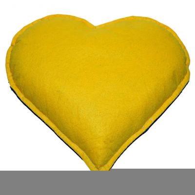 Tuz Yastığı Kalp Desenli Sarı - Larcivert 2-3Kg